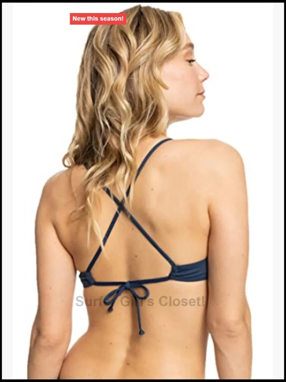 Triangle Bikini Top – UPF 50+, Quick-Dry, Removable Pads, Adjustable Straps